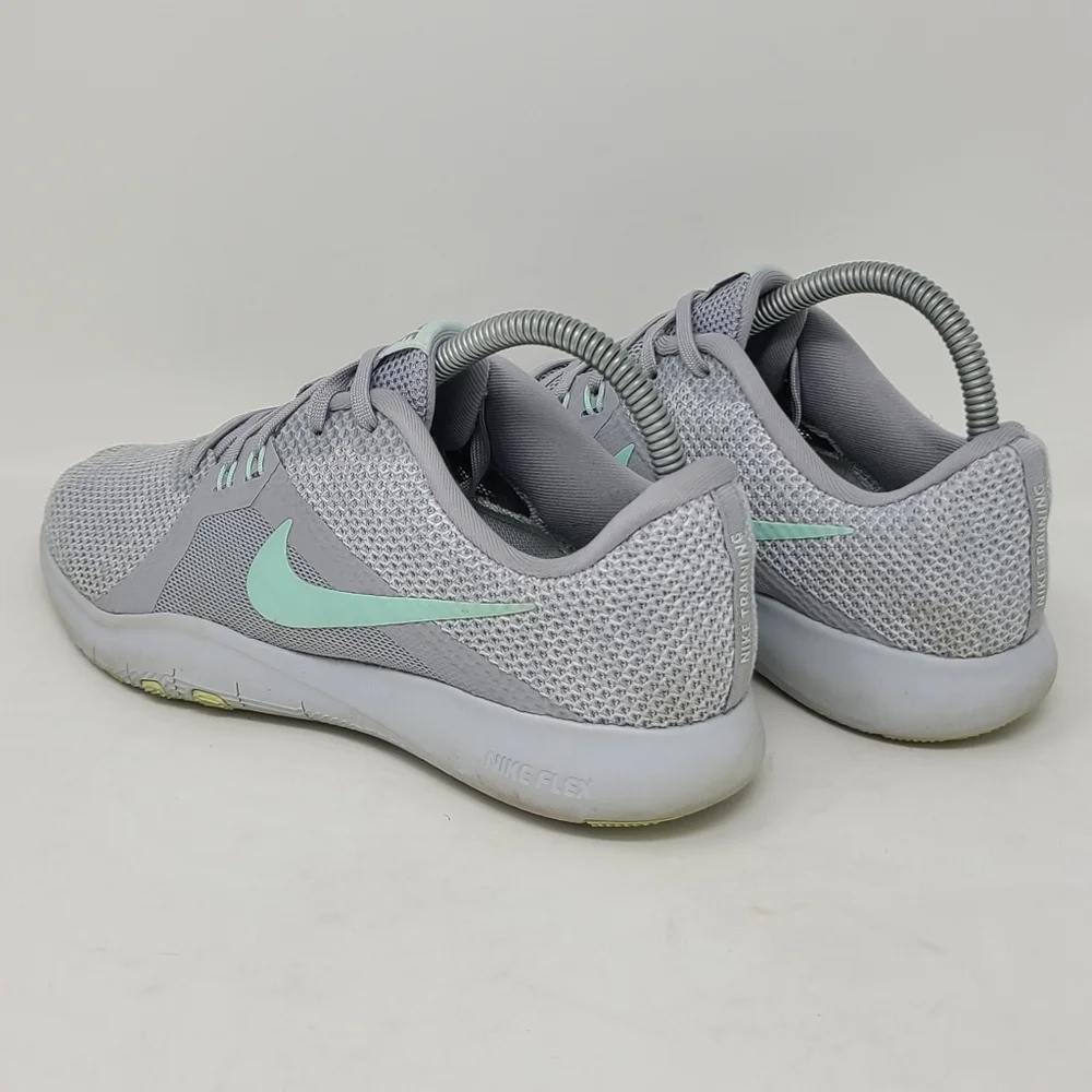 Nike Womens Flex Trainer 8 AJ8168 003 Gray Athletic Running Shoes Size 7 Women